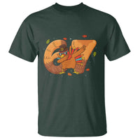 Thanksgiving Turkey Dabbing T Shirt Six Seven Meme Trending Gift - Wonder Print Shop