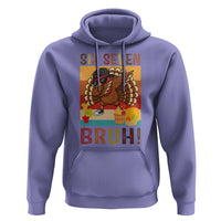 Six Seven Meme Turkey Dabbing Hoodie Funny Thanksgiving Gift - Wonder Print Shop
