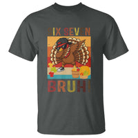 Six Seven Meme Turkey Dabbing T Shirt Funny Thanksgiving Gift - Wonder Print Shop