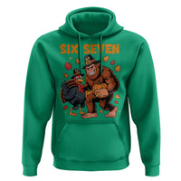 Six Seven Meme Bigfoot And Turkey Hoodie Funny Thanksgiving Gift - Wonder Print Shop