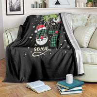 Funny Green Hand Six Seven Meme Throw Blanket Gen Z Alpha Xmas Gift - Wonder Print Shop