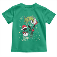 Funny Green Hand Six Seven Meme Toddler T Shirt Gen Z Alpha Xmas Gift - Wonder Print Shop