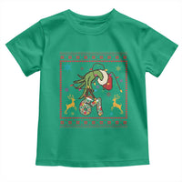 Green Hand 67 Meme Ugly Sweater Toddler T Shirt Funny Holiday Gift - Wonder Print Shop
