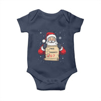 Funny Santa Six Seven Meme Baby Onesie Gen Z Christmas Gift - Wonder Print Shop
