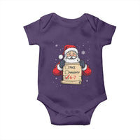 Funny Santa Six Seven Meme Baby Onesie Gen Z Christmas Gift - Wonder Print Shop