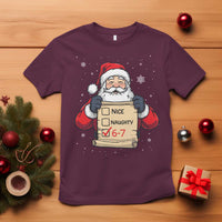 Funny Santa Six Seven Meme T Shirt Gen Z Christmas Gift - Wonder Print Shop