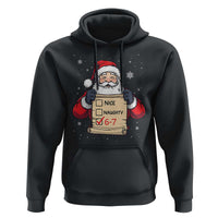 Funny Santa Six Seven Meme Hoodie Gen Z Christmas Gift - Wonder Print Shop