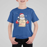 Funny Santa Six Seven Meme T Shirt For Kid Gen Z Christmas Gift - Wonder Print Shop