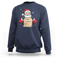 Funny Santa Six Seven Meme Sweatshirt Gen Z Christmas Gift - Wonder Print Shop