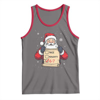 Funny Santa Six Seven Meme Tank Top Gen Z Christmas Gift - Wonder Print Shop