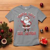 Funny Christmas Meme Gift T Shirt Santa Says Six Seven - Wonder Print Shop