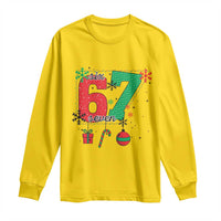 Funny Six Seven Meme Trendy TikTok Long Sleeve Shirt Christmas Gift - Wonder Print Shop