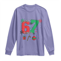 Funny Six Seven Meme Trendy TikTok Long Sleeve Shirt Christmas Gift - Wonder Print Shop