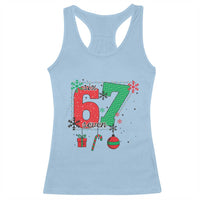 Funny Six Seven Meme Trendy TikTok Racerback Tank Top Christmas Gift - Wonder Print Shop