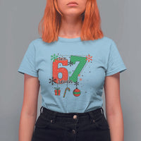 Funny Six Seven Meme Trendy TikTok T Shirt For Women Christmas Gift - Wonder Print Shop