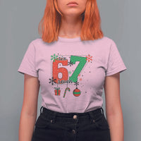 Funny Six Seven Meme Trendy TikTok T Shirt For Women Christmas Gift - Wonder Print Shop