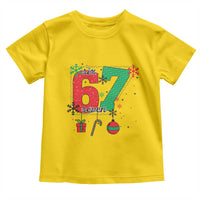 Funny Six Seven Meme Trendy TikTok Toddler T Shirt Christmas Gift - Wonder Print Shop