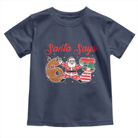 Funny Santa Says Six Seven Meme Toddler T Shirt Holiday Gift For Gen Z - Wonder Print Shop