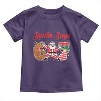 Funny Santa Says Six Seven Meme Toddler T Shirt Holiday Gift For Gen Z - Wonder Print Shop