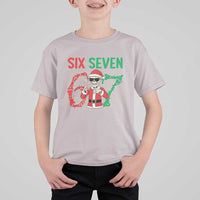 Funny Santa Skeleton Says Six Seven T Shirt For Kid Christmas Meme Gift - Wonder Print Shop