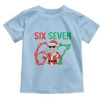 Funny Santa Skeleton Says Six Seven Toddler T Shirt Christmas Meme Gift - Wonder Print Shop