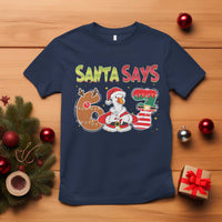 Funny Sant Goose Says Six Seven T Shirt Christmas Gift For Gen Z - Wonder Print Shop