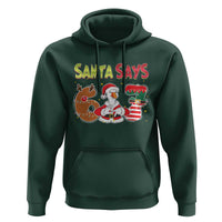 Funny Sant Goose Says Six Seven Hoodie Christmas Gift For Gen Z - Wonder Print Shop