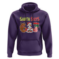 Funny Sant Goose Says Six Seven Hoodie Christmas Gift For Gen Z - Wonder Print Shop
