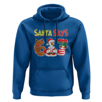 Funny Sant Goose Says Six Seven Hoodie Christmas Gift For Gen Z - Wonder Print Shop