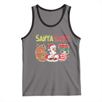 Funny Sant Goose Says Six Seven Tank Top Christmas Gift For Gen Z - Wonder Print Shop