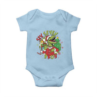 Funny Christmas Dinosaur Lover Gift Baby Onesie Trending Six Seven Bruh - Wonder Print Shop