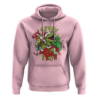 Funny Christmas Dinosaur Lover Gift Hoodie Trending Six Seven Bruh - Wonder Print Shop