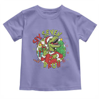 Funny Christmas Dinosaur Lover Gift Toddler T Shirt Trending Six Seven Bruh - Wonder Print Shop