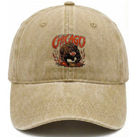 Funny CFBF Washed Cotton Baseball Cap Gift For Sports Lovers