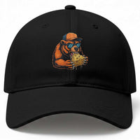 Funny Br Eating CHZ Joke Game Day Baseball Cap Gift For Football Lovers