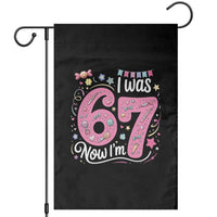Seventh Birthday Girl Garden Flag I Was 6 Now I Am 7 Meme - Wonder Print Shop