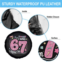 Seventh Birthday Girl Spare Tire Cover I Was 6 Now I Am 7 Meme - Wonder Print Shop