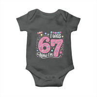 Seventh Birthday Girl Baby Onesie I Was 6 Now I Am 7 Meme - Wonder Print Shop
