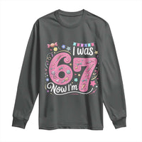 Seventh Birthday Girl Long Sleeve Shirt I Was 6 Now I Am 7 Meme - Wonder Print Shop