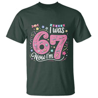 Seventh Birthday Girl T Shirt I Was 6 Now I Am 7 Meme - Wonder Print Shop