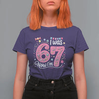 Seventh Birthday Girl T Shirt For Women I Was 6 Now I Am 7 Meme - Wonder Print Shop