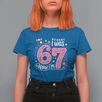 Seventh Birthday Girl T Shirt For Women I Was 6 Now I Am 7 Meme - Wonder Print Shop