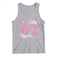 Seventh Birthday Girl Tank Top I Was 6 Now I Am 7 Meme - Wonder Print Shop