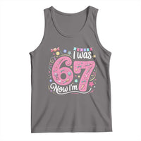 Seventh Birthday Girl Tank Top I Was 6 Now I Am 7 Meme - Wonder Print Shop