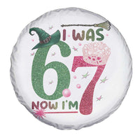 Birthday Girl I Was 6 Now I Am 7 Spare Tire Cover Gift For Alpha Kids - Wonder Print Shop