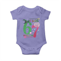 Birthday Girl I Was 6 Now I Am 7 Baby Onesie Gift For Alpha Kids - Wonder Print Shop