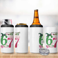 Birthday Girl I Was 6 Now I Am 7 4 in 1 Can Cooler Tumbler Gift For Alpha Kids - Wonder Print Shop