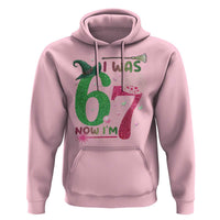 Birthday Girl I Was 6 Now I Am 7 Hoodie Gift For Alpha Kids - Wonder Print Shop