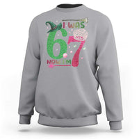 Birthday Girl I Was 6 Now I Am 7 Sweatshirt Gift For Alpha Kids - Wonder Print Shop