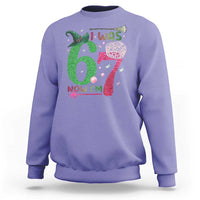Birthday Girl I Was 6 Now I Am 7 Sweatshirt Gift For Alpha Kids - Wonder Print Shop